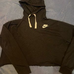 cropped nike hoodie